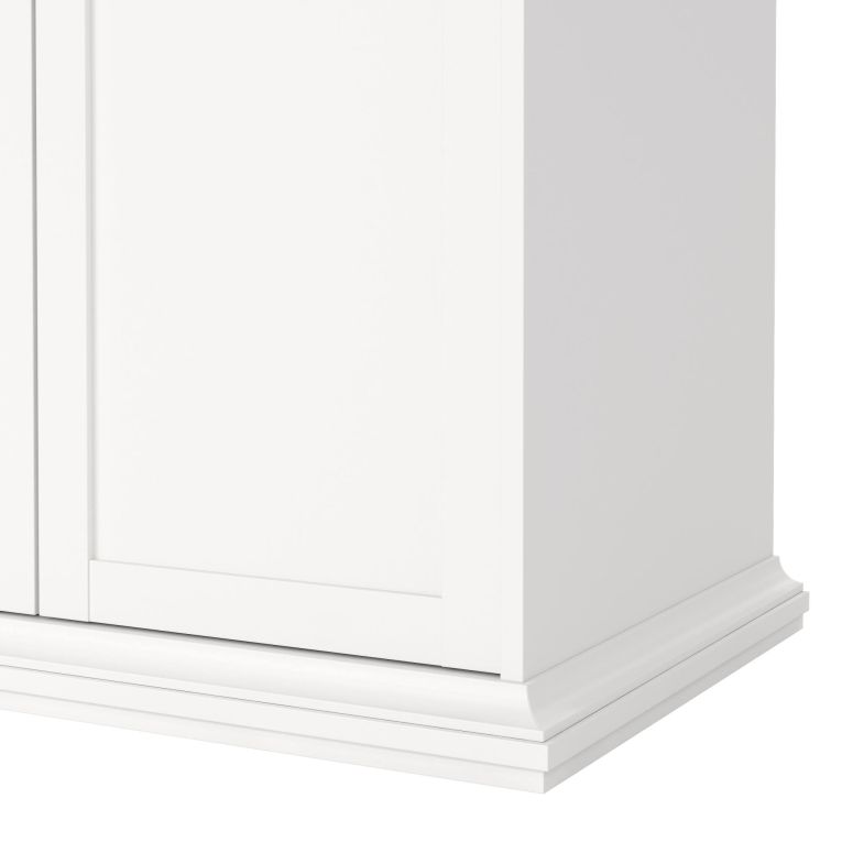 Guardaroba con appendiabiti bianco 181x200h cm - Ayas