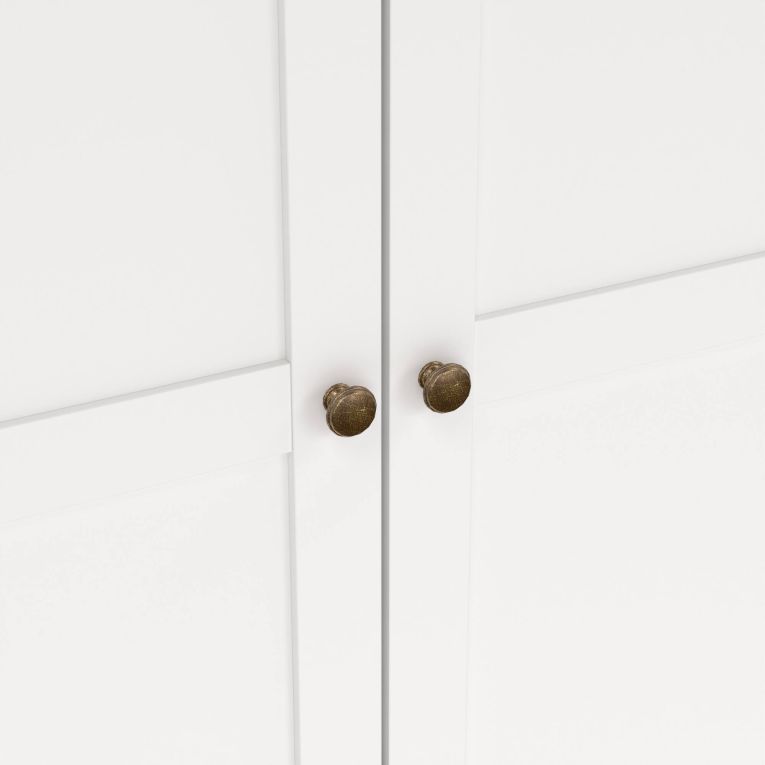 Guardaroba con appendiabiti bianco 181x200h cm - Ayas
