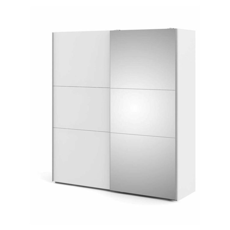 Guardaroba con appendiabiti bianco 195x218h cm - Agosta