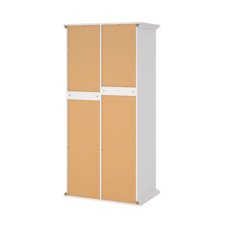 Guardaroba con appendiabiti bianco 95x200h cm - Darby