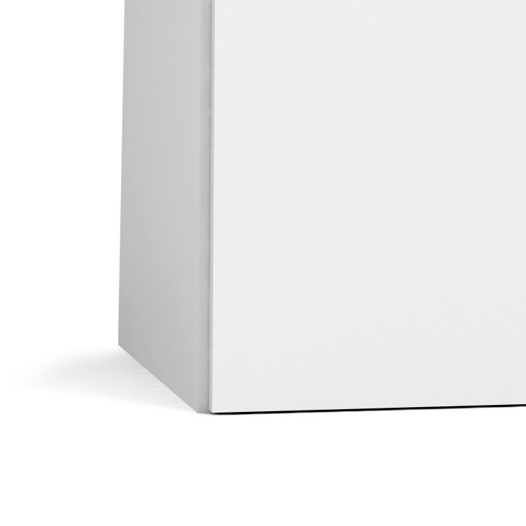 Guardaroba con appendiabiti bianco 98x218h cm - Alagna