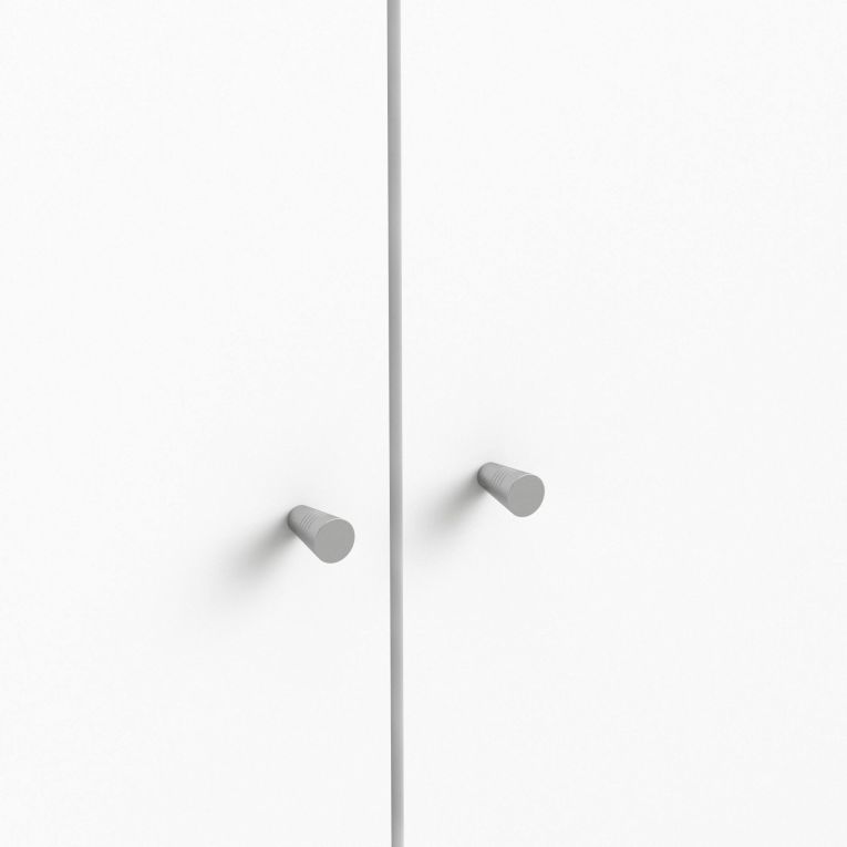 Guardaroba con appendiabiti bianco 98x218h cm - Alagna