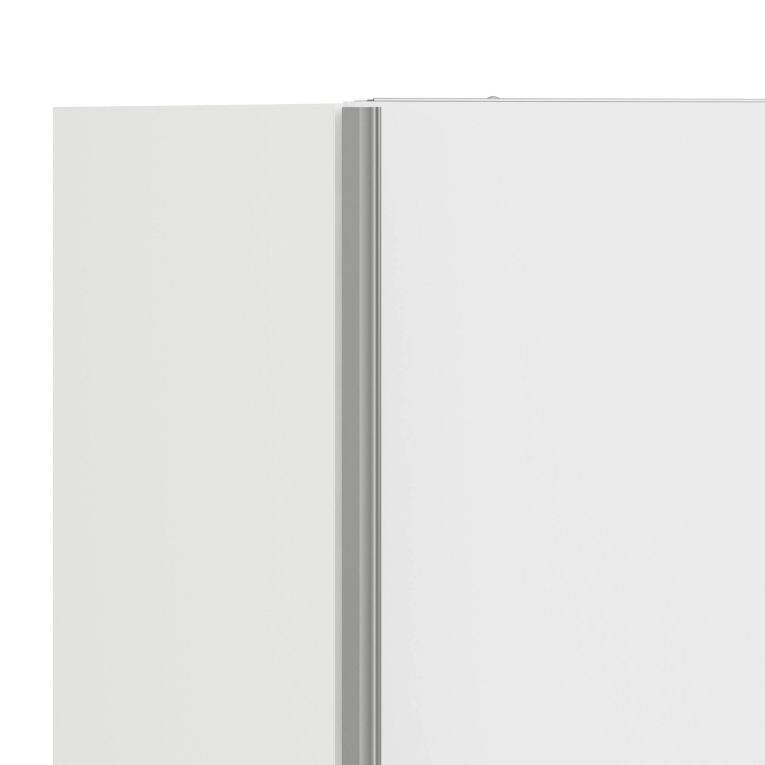 Guardaroba con appendiabiti bianco e grigio 195x220h cm - Andretta