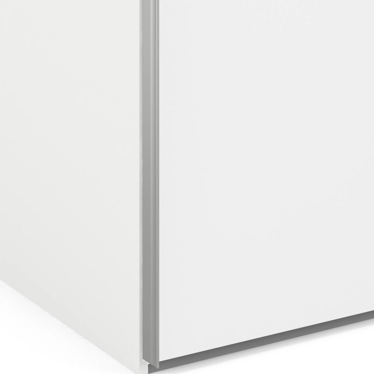 Guardaroba con appendiabiti bianco e grigio 195x220h cm - Andretta
