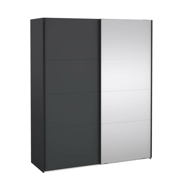Guardaroba con appendiabiti grigio 178x220h cm - Malakas
