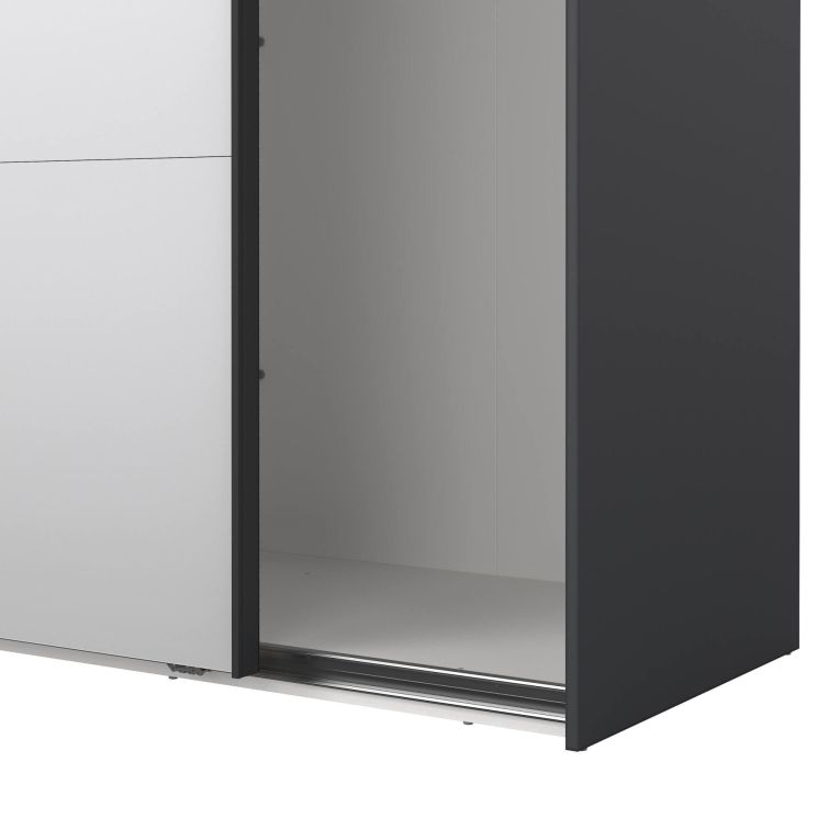 Guardaroba con appendiabiti grigio 178x220h cm - Malakas
