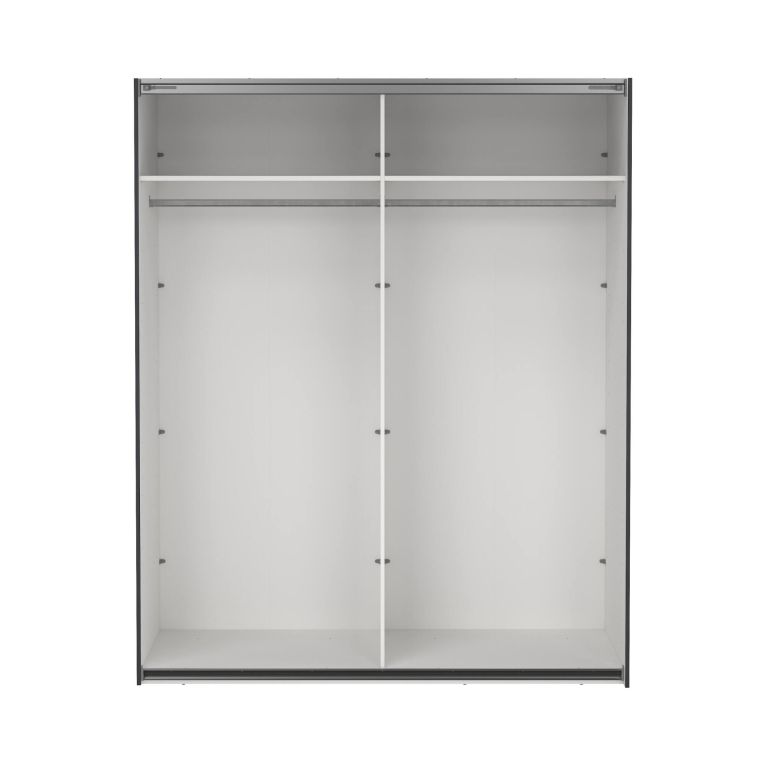 Guardaroba con appendiabiti grigio 178x220h cm - Malakas