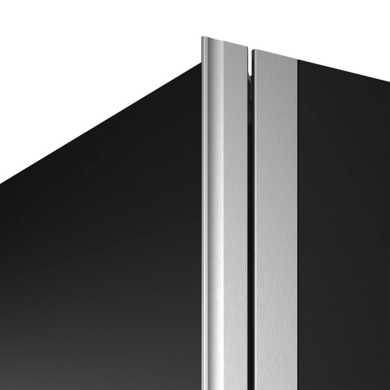 Guardaroba con appendiabiti nero 150x218h cm - Alfano