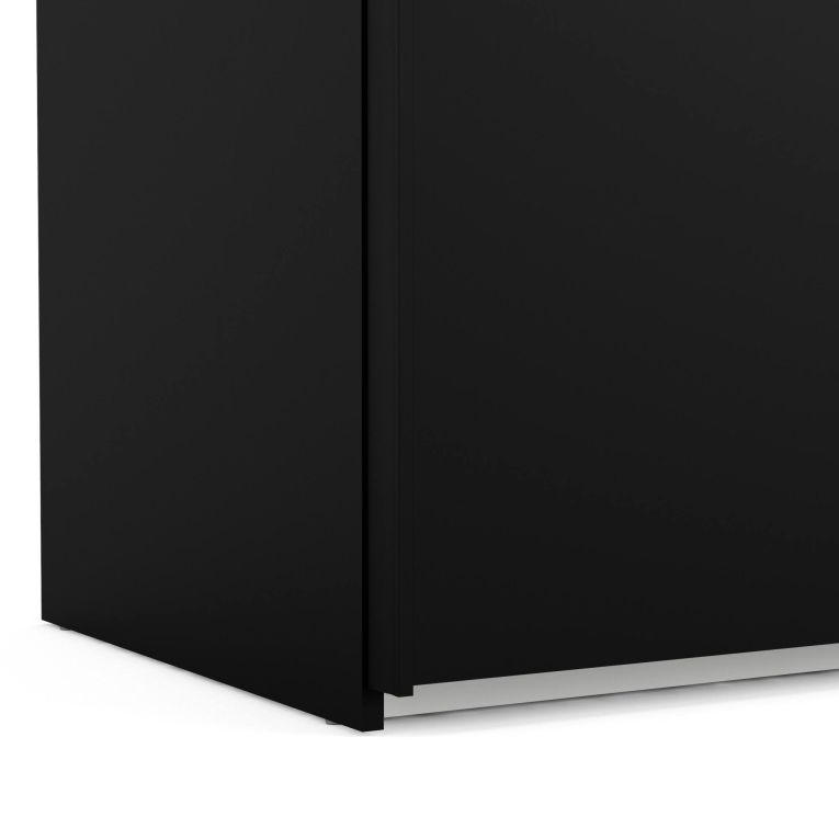Guardaroba con appendiabiti nero 242x220h cm - Badesse