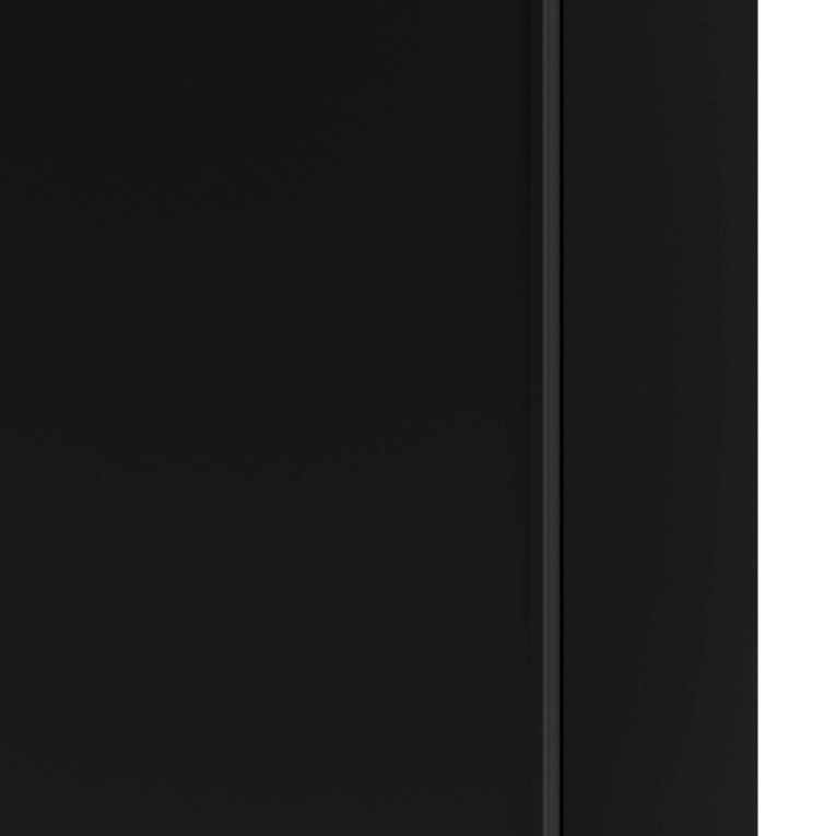 Guardaroba con appendiabiti nero 242x220h cm - Badesse