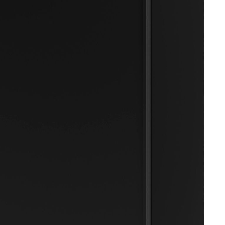 Guardaroba con appendiabiti nero 242x220h cm - Badesse
