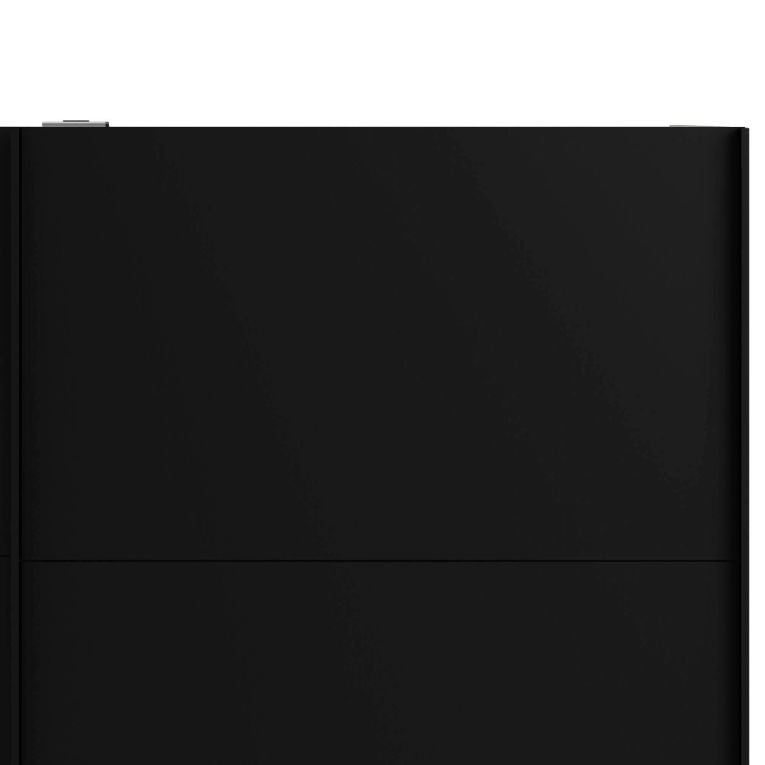 Guardaroba con appendiabiti nero e bianco 182x220h cm - Portlouis