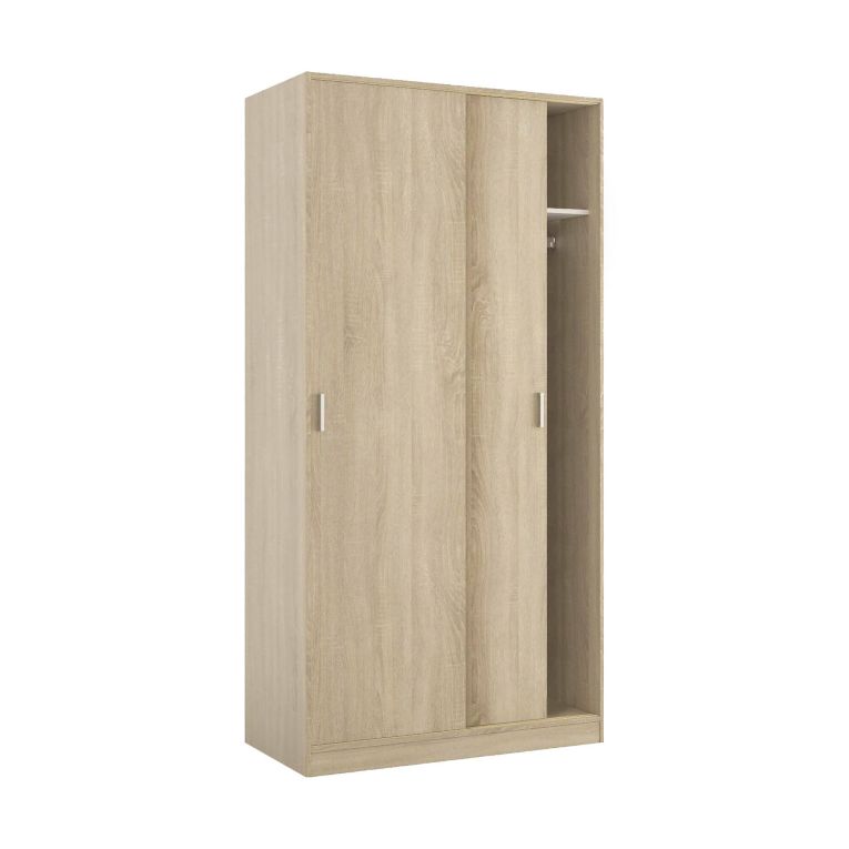 Guardaroba con appendiabiti rovere 100x200h cm - Alt