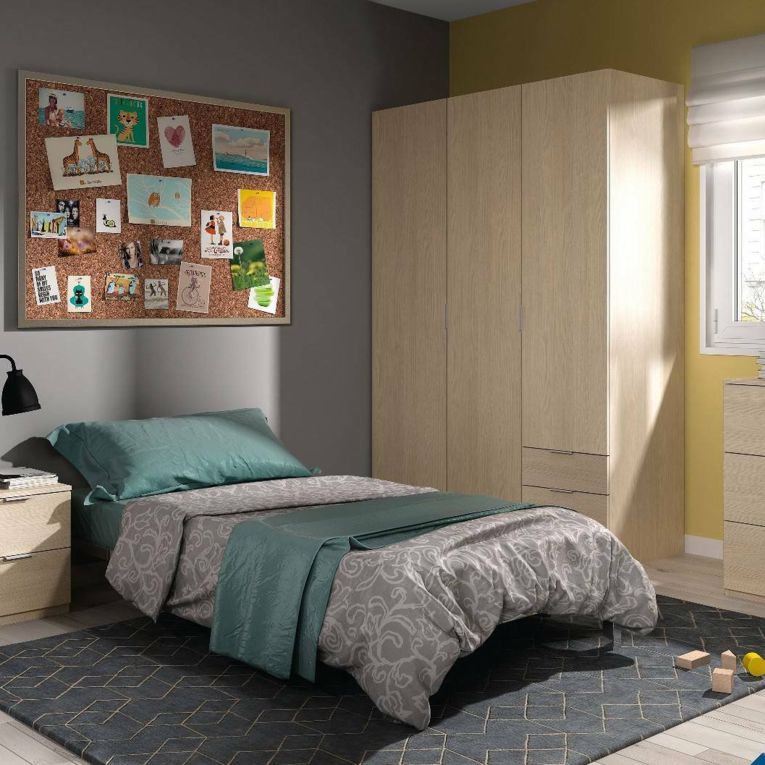 Guardaroba con appendiabiti rovere 121x180h cm - Astuzzia