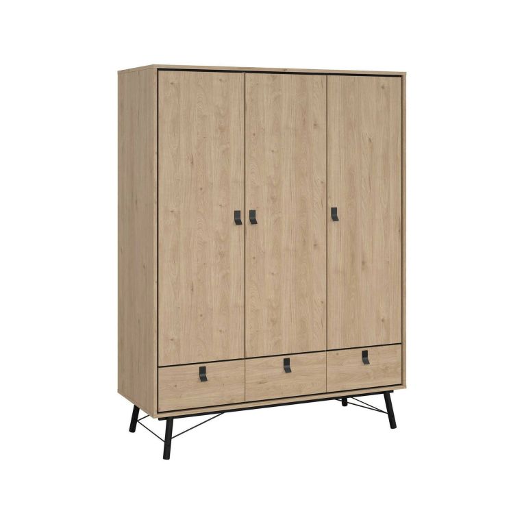 Guardaroba con appendiabiti rovere 150x200h cm - Zerbo