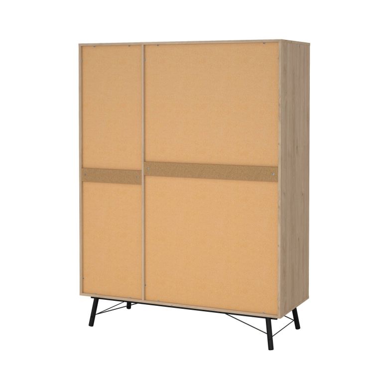 Guardaroba con appendiabiti rovere 150x200h cm - Zerbo
