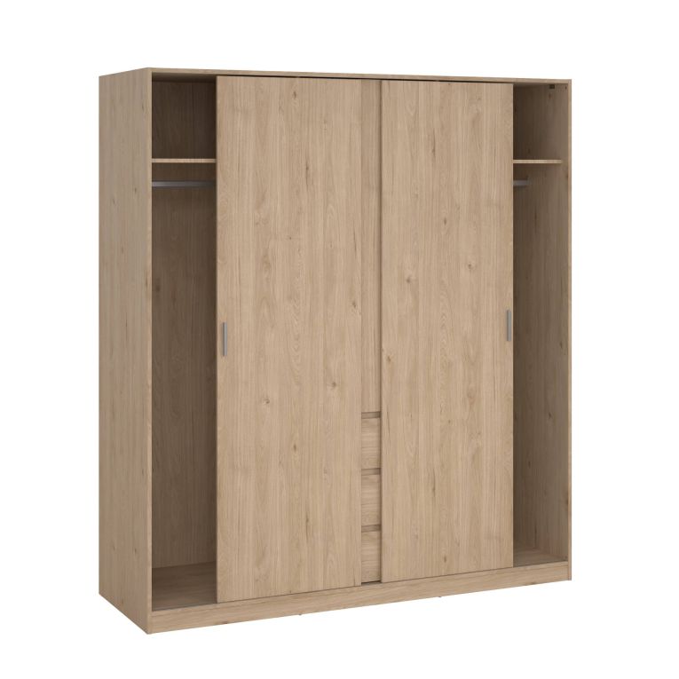 Guardaroba con appendiabiti rovere 177x200h cm - Mathieu
