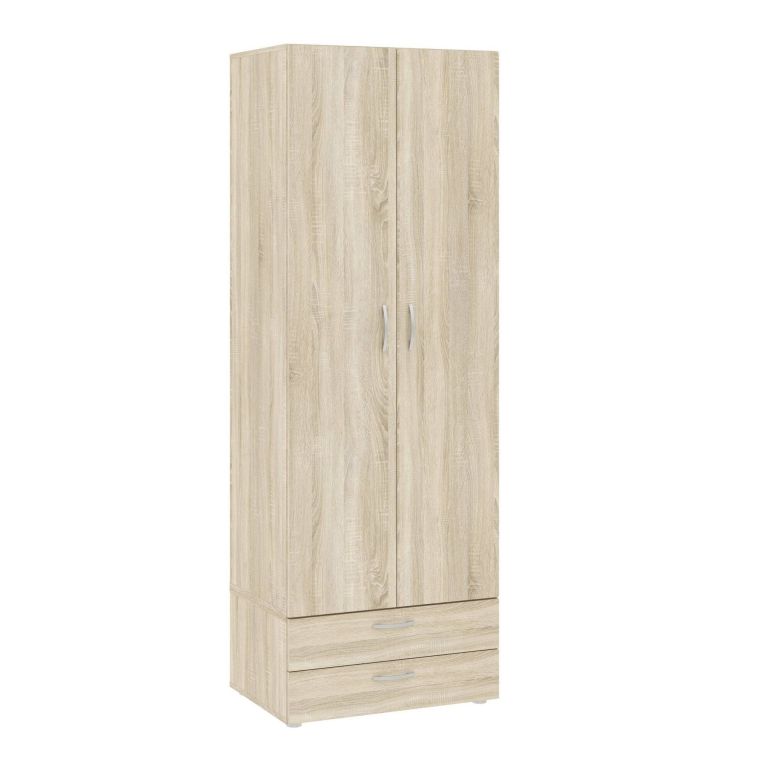 Guardaroba con appendiabiti rovere 74x214h cm - Buriasco
