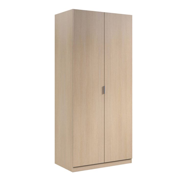 Guardaroba con appendiabiti rovere 82x180h cm - Avik