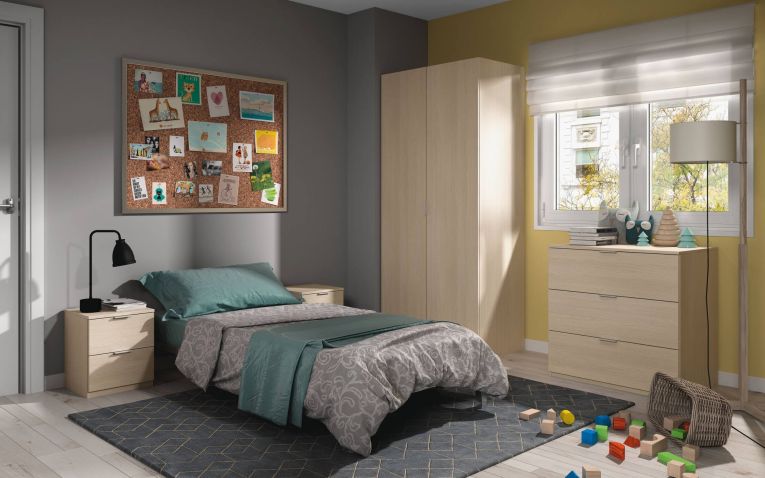Guardaroba con appendiabiti rovere 82x180h cm - Avik