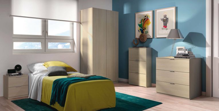 Guardaroba con appendiabiti rovere 82x180h cm - Avik