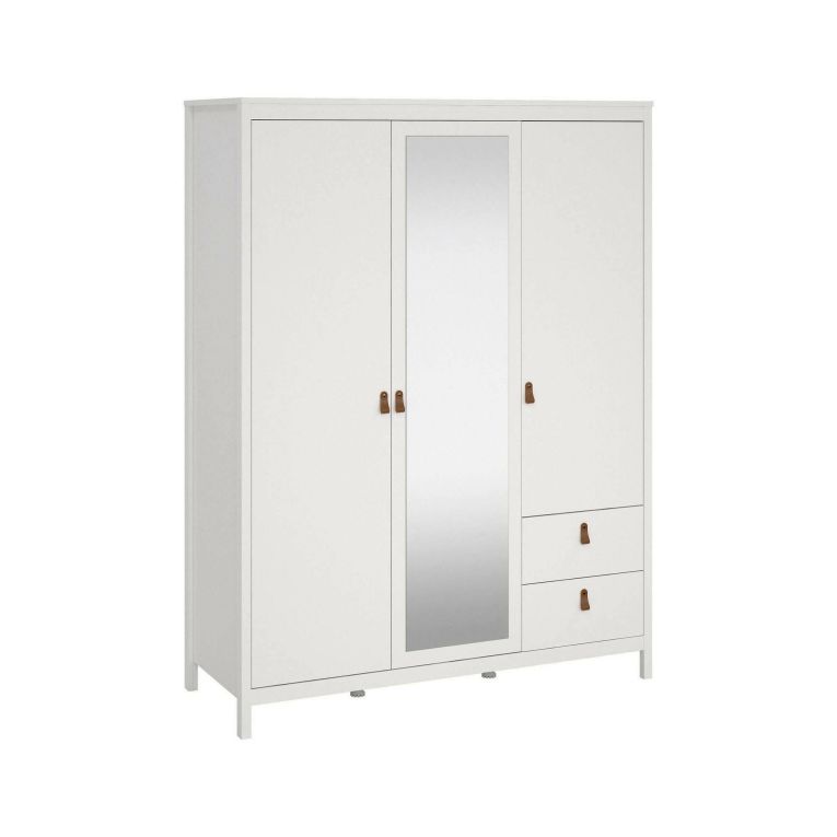 Guardaroba con cassetti bianco 150x199h cm - Rufina