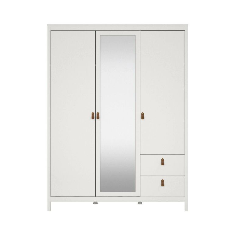 Guardaroba con cassetti bianco 150x199h cm - Rufina