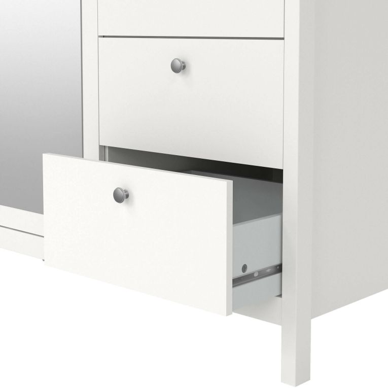 Guardaroba con cassetti bianco 150x199h cm - Rufina