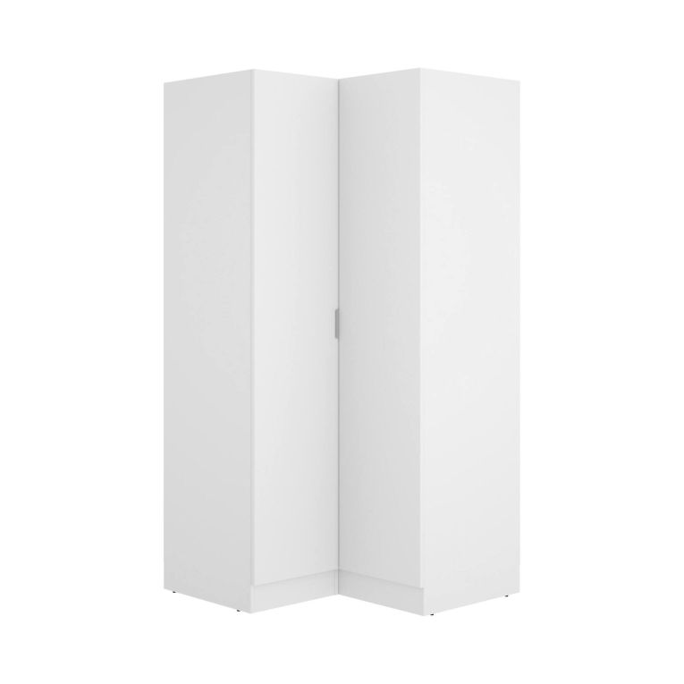 Guardaroba con ripiani regolabili bianco 90x184h cm - Aser