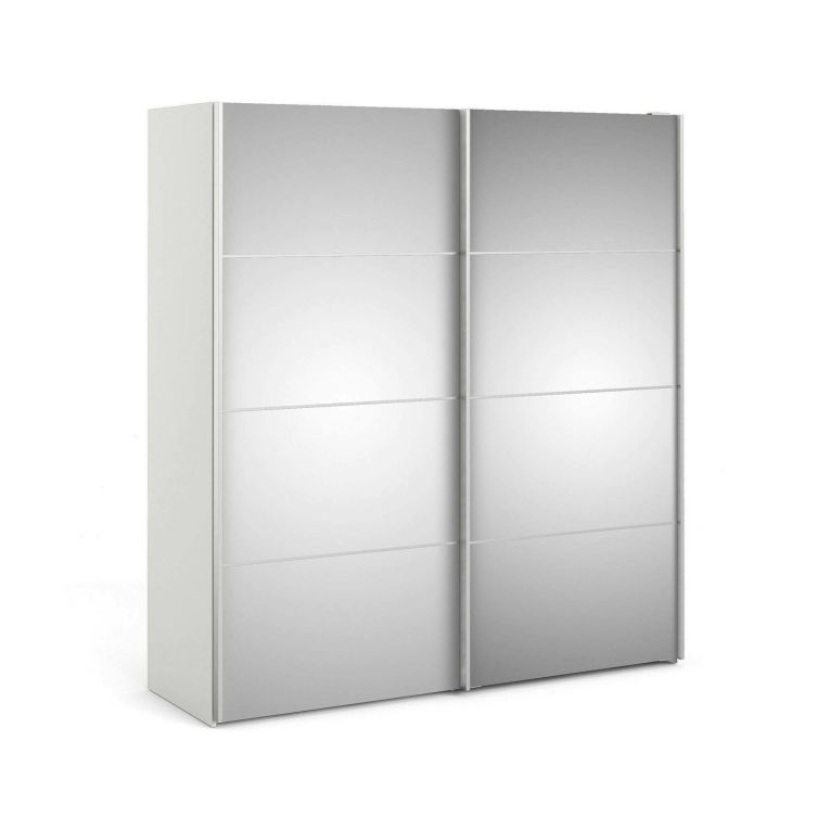 Guardaroba con specchio bianco 182x201h cm - Bema