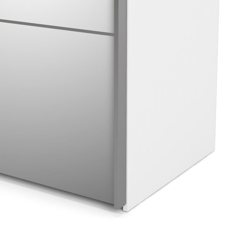 Guardaroba con specchio bianco 182x201h cm - Bema