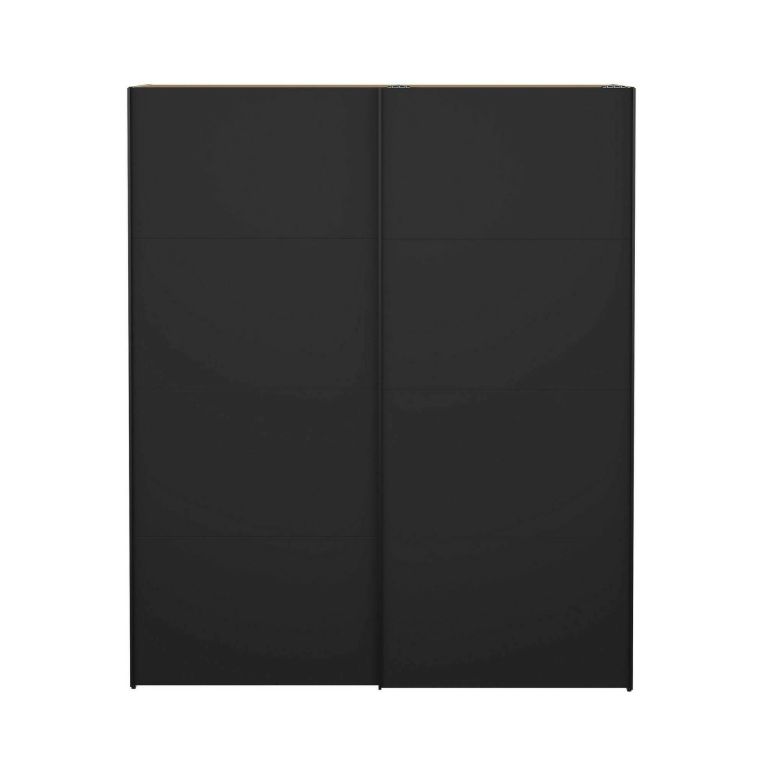 Guardaroba con specchio nero 182x220h cm - Taxus
