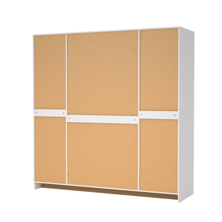 Guardaroba grande 4 ante bianco 195x200h cm - Presidenti