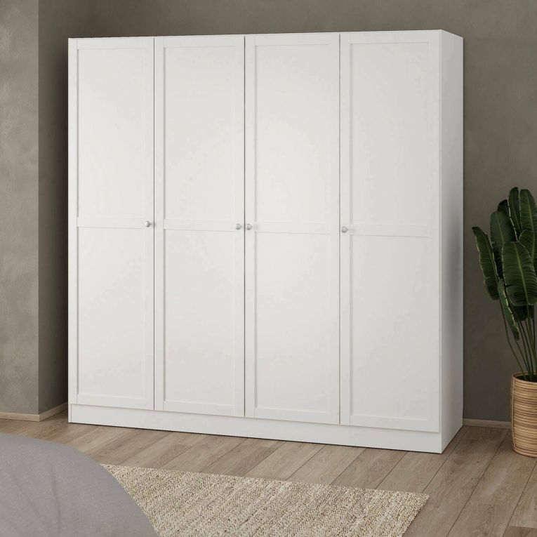 Guardaroba grande 4 ante bianco 195x200h cm - Presidenti