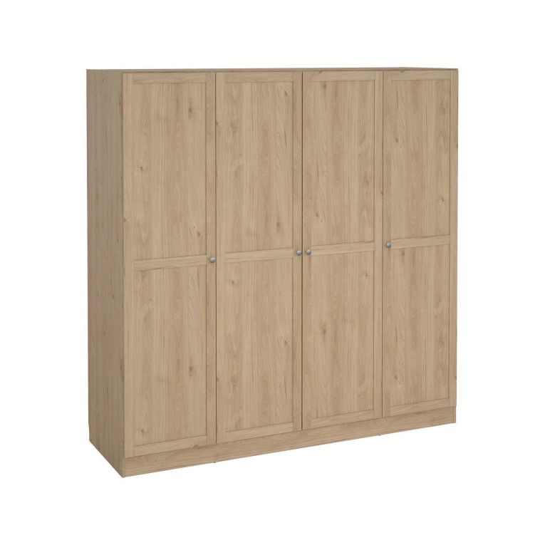 Guardaroba grande 4 ante rovere 195x200h cm - Presidenti