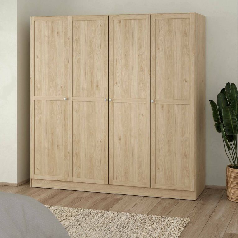 Guardaroba grande 4 ante rovere 195x200h cm - Presidenti