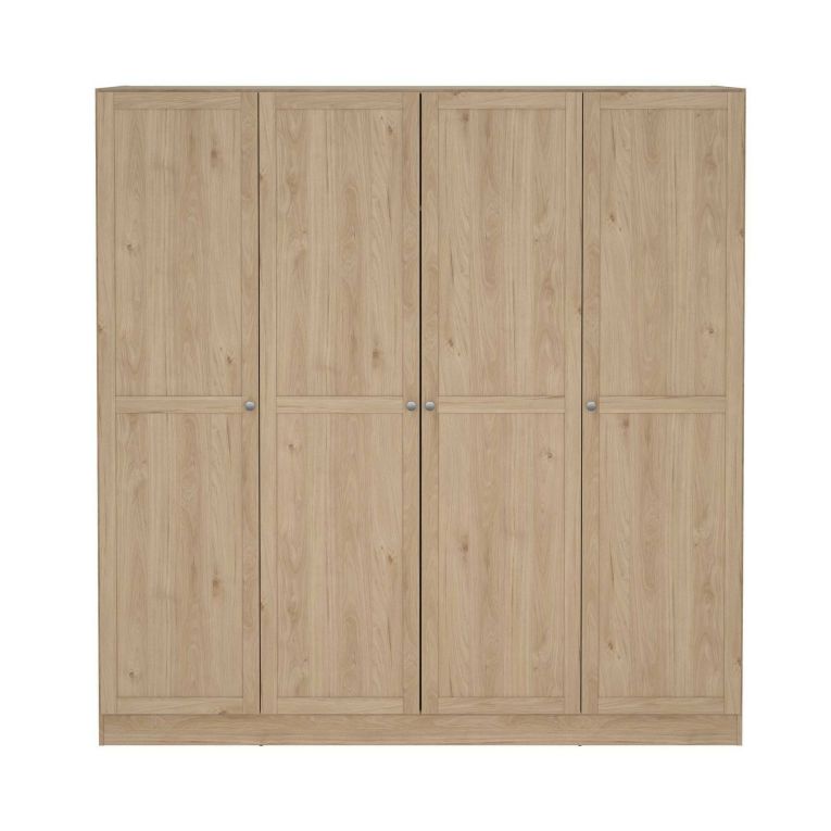 Guardaroba grande 4 ante rovere 195x200h cm - Presidenti