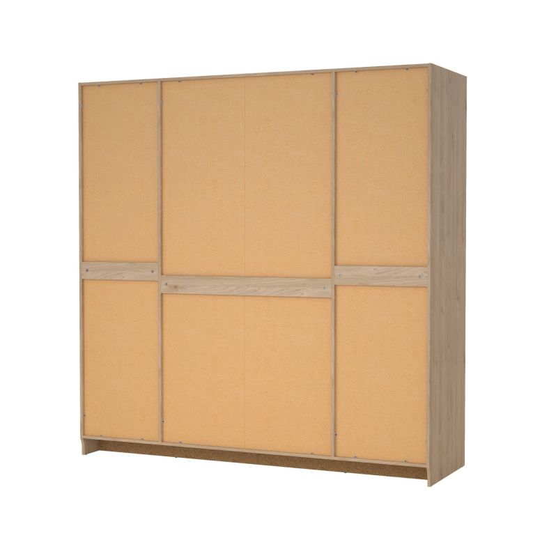Guardaroba grande 4 ante rovere 195x200h cm - Presidenti