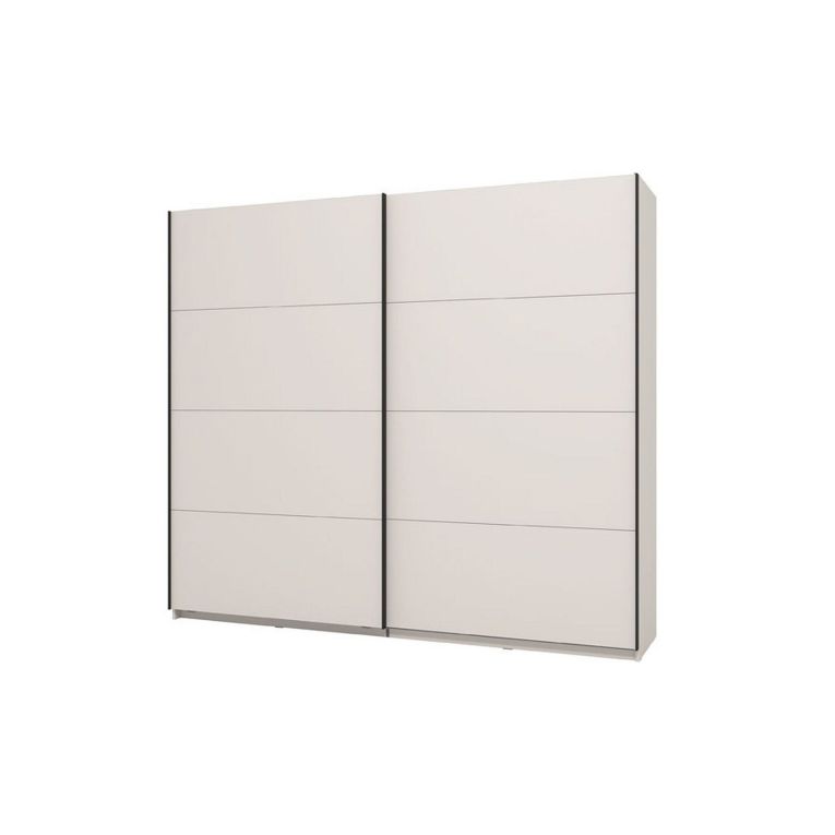 Guardaroba Grande Bianco Crema 2 Ripiani Appendiabiti 245x217.5h cm, 2 Ante - Salemi