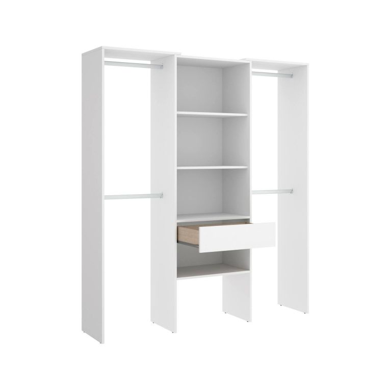 Guardaroba grande classico bianco 160x187h cm - Castries