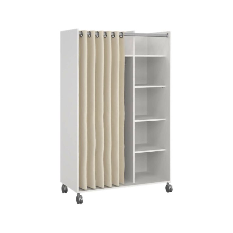 Guardaroba grande classico bianco 99x160h cm - Alfangon