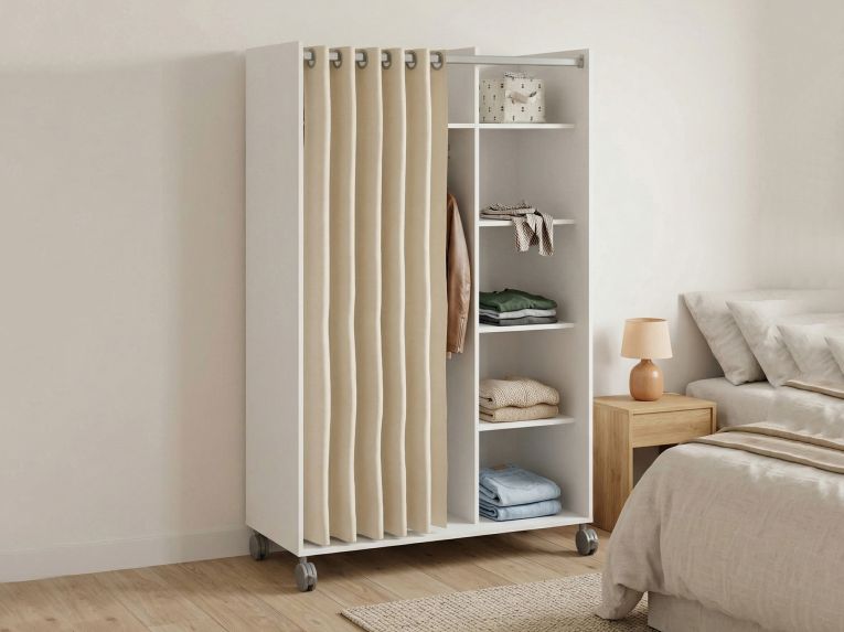 Guardaroba grande classico bianco 99x160h cm - Alfangon
