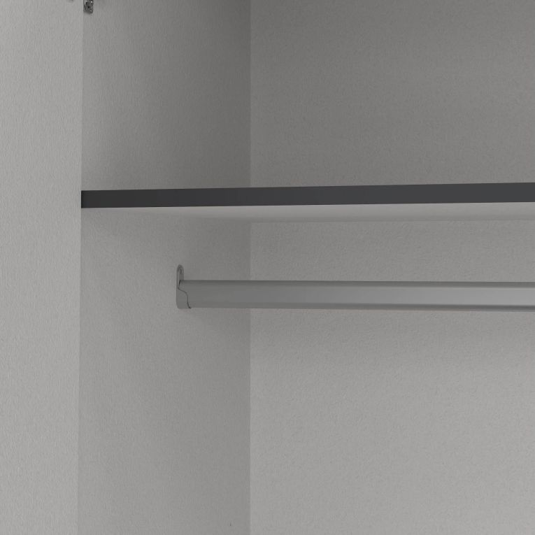 Guardaroba grande in legno grigio 195x200h cm - Epipola
