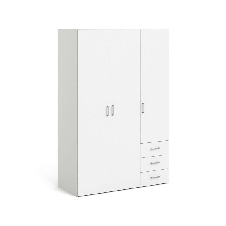 Guardaroba in legno bianco 115x175h cm - Arley
