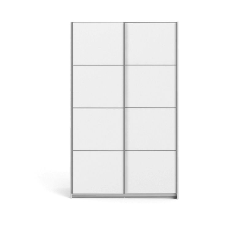 Guardaroba in legno bianco 122x201h cm - NancyWake