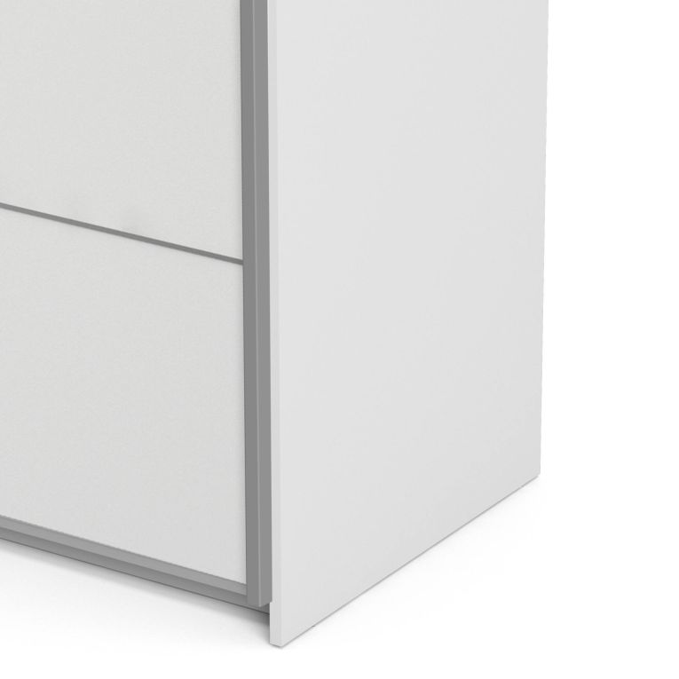Guardaroba in legno bianco 122x201h cm - NancyWake