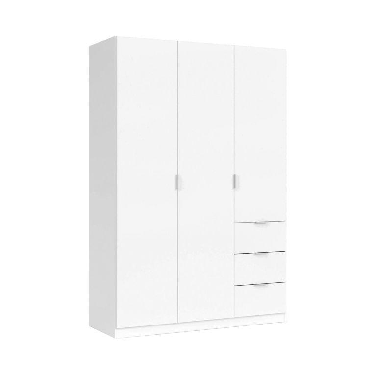 Guardaroba in legno bianco 135x200h cm - Ade