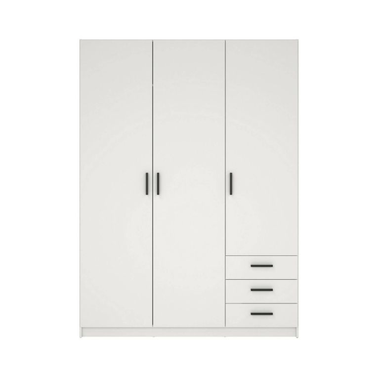 Guardaroba in legno bianco 147x200h cm - Simeon