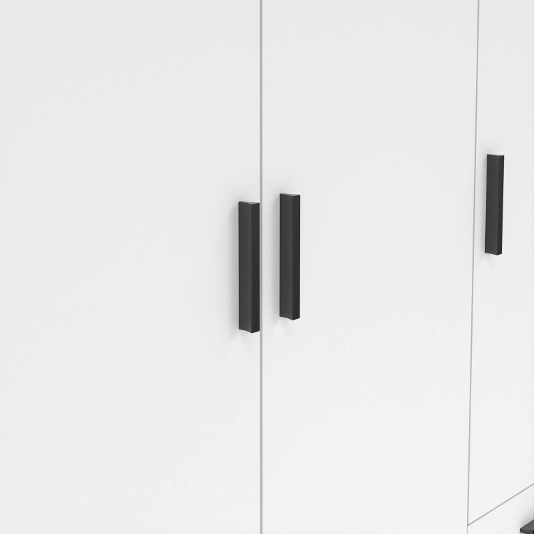 Guardaroba in legno bianco 147x200h cm - Simeon