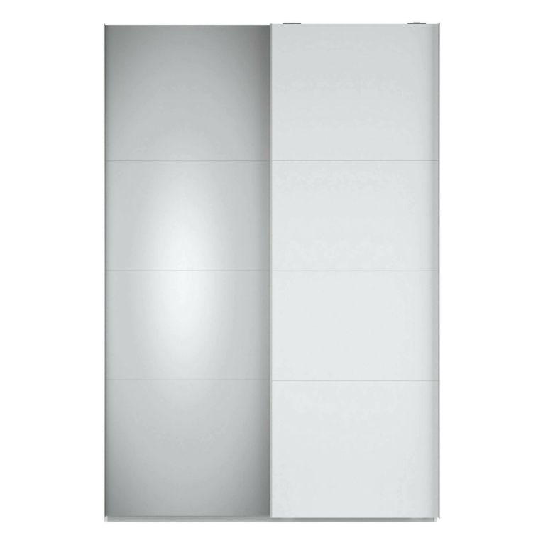 Guardaroba in legno bianco 150x218h cm - Alfano
